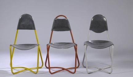 JAEKEL Joseph (1907–1985)
Three chairs with bent s