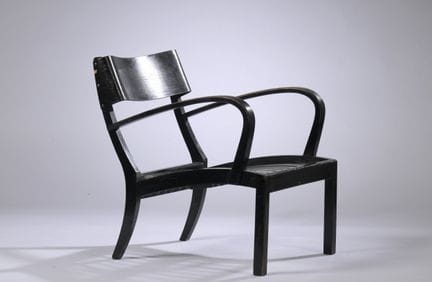 SCHÖRIE  GÖLTZ (Manufacture de)
Black-lacquered wo