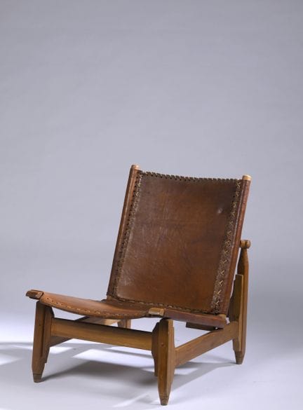 BIERMANN Werner (1908–1981)
Low armchair with a sl