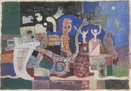 Léo GREWENIG (1898–1991)
Untitled, 1958 
Gouache, 