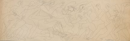 Ossip ZADKINE (1888–1967)
Die Angst, 1964
Tuscheze