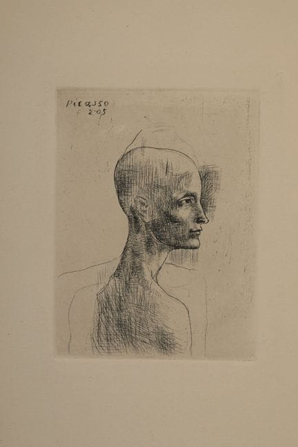 Pablo PICASSO (1881–1973)
Bust of a Man, 1905
Dryp