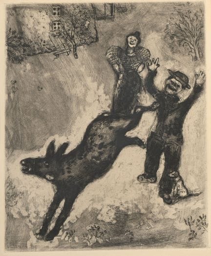Marc CHAGALL (1887–1985)
Der Esel und der Hund, 19