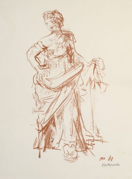 Oskar KOKOSCHKA (1886–1980)
Tanzende (Dancer), 196