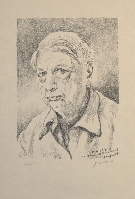 Giorgio de CHIRICO (1888–1978)
Autoritratto (Self-