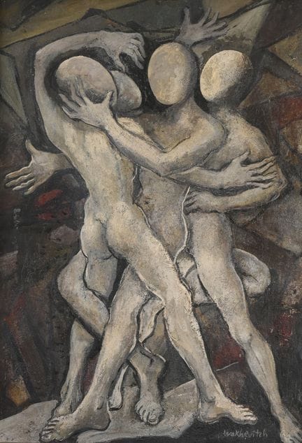Georges WAKHÉVITCH (1907–1984)
Der Kampf, 1959 
Öl