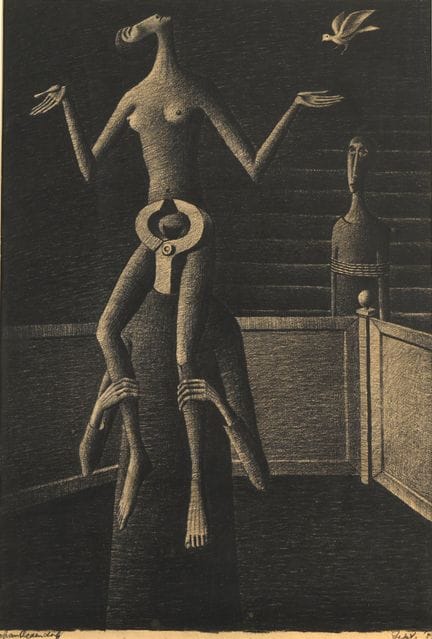 Johan ALDENDORFF (1924–2010)
Surrealistische Kompo
