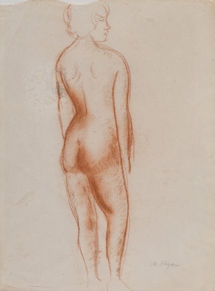 Moissey KOGAN (1879–1943)
Stehender Akt im Profil
