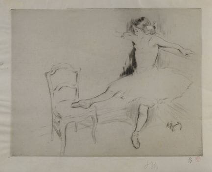 Louis LEGRAND (1863–1951)
Ballerina with her right