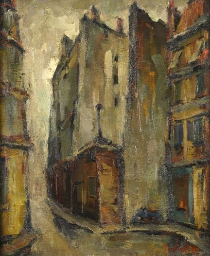 Boris PASTOUKHOF (1894–1974)
Straße in Paris
Öl au