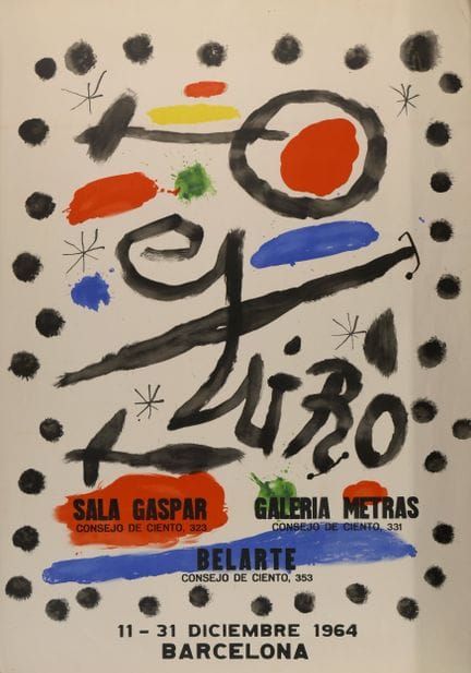 Nach Joan MIRÓ (1893–1983)
Joan Miró, 1964
Farbige