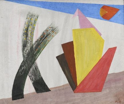 20th-Century Abstract School
Untitled
Gouache on c