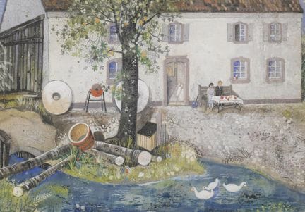 Léo GREWENIG (1898–1991)
Mill by the River
Gouache