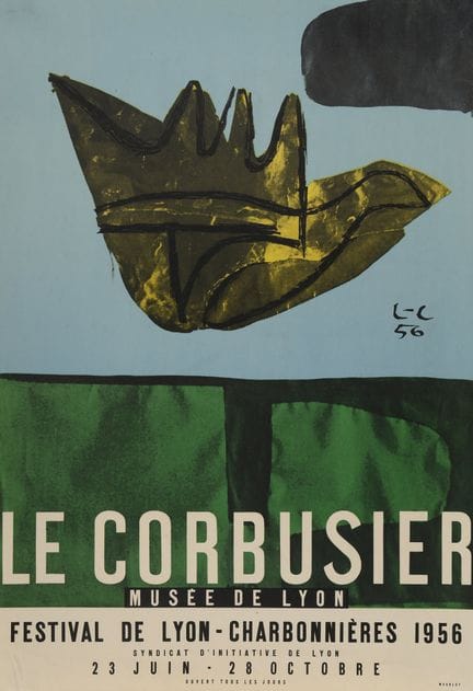 Nach LE CORBUSIER (1887–1965)
Le Corbusier, 1956
F