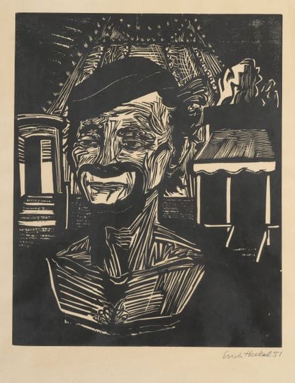 Erich HECKEL (1883–1970)
Zirkusclown (Circus Clown
