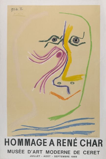 Pablo PICASSO (1881–1973)
Hommage an René Char, 19