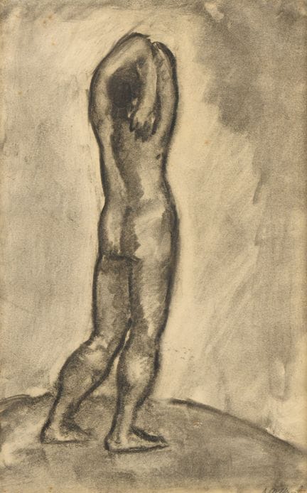 Abraham WALKOWITZ (1878–1965)
Nude Man in a Landsc