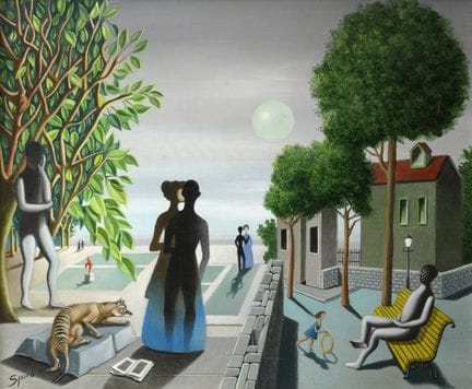 Georges SPIRO (1909–1994)
Surrealist Night
Oil on 