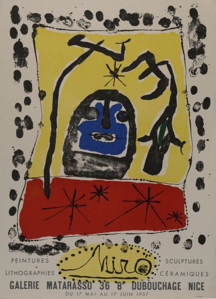 Nach Joan MIRÓ (1893–1983)
Miró. Gemälde, Lithogra
