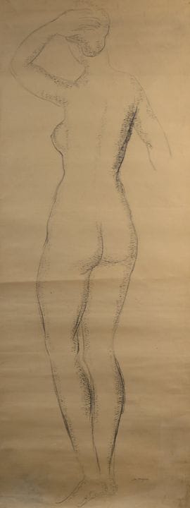Moissey KOGAN (1879–1943)
Stehender Akt
Mit Holzko