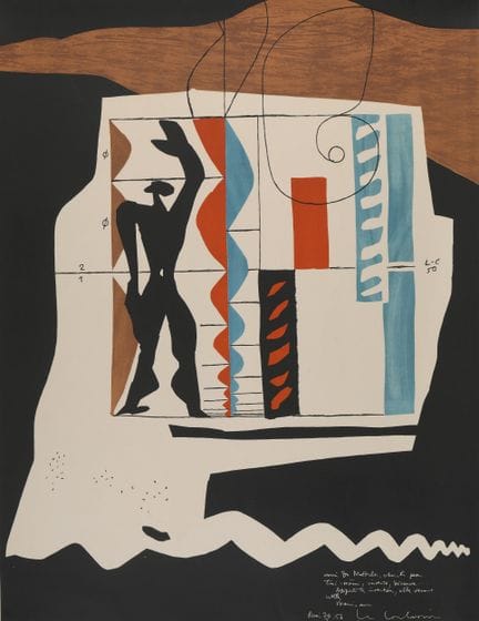 LE CORBUSIER (1887–1965)
Der Modulor, 1956
Farbige