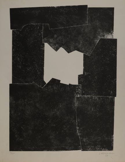 Eduardo CHILLIDA (1924–2002)
Sakon, 1968
Schwarzdr