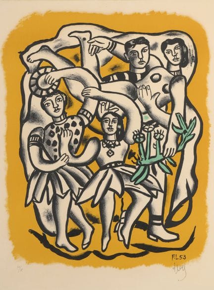 Fernand LÉGER (1881–1955)
Die Tänzerinnen (gelber 