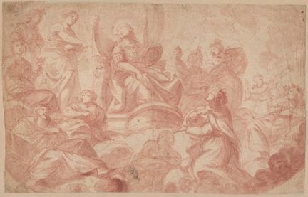 Study for the Allegory of Divine Wisdom, 17th-cent