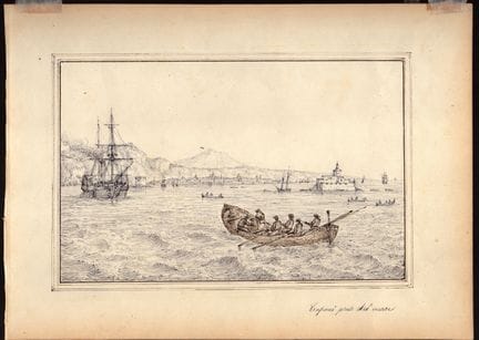 Antonio Senape (attributed to) Trapani taken from 
