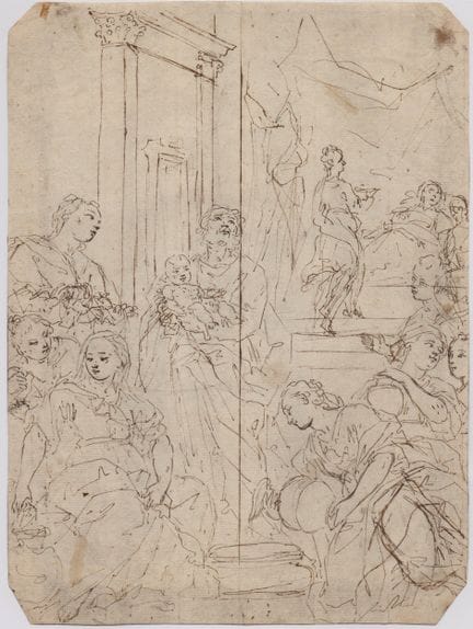 Nativity of the Virgin, 17th-century Bolognese art