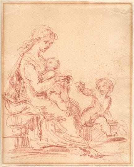 Madonna and Child with St. John the Baptist, 18th-