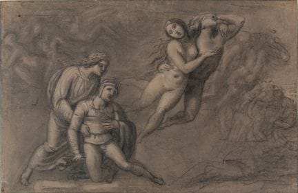 Vitale Sala Paolo and Francesca

Charcoal and whit