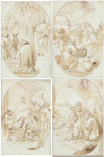 Life of Saint Francis, 18th-century Central Italia