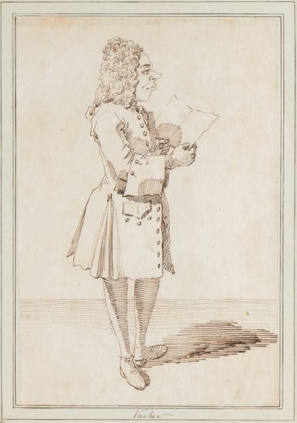Pier Leone Ghezzi Vacher

Pen and brown ink on lai