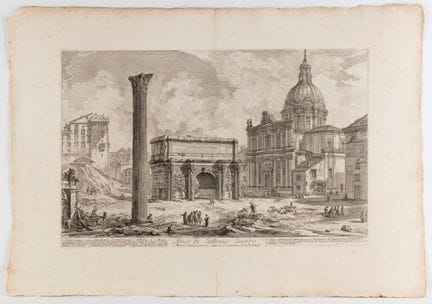 Giovanni Battista Piranesi, Arc de Septime Sévère,