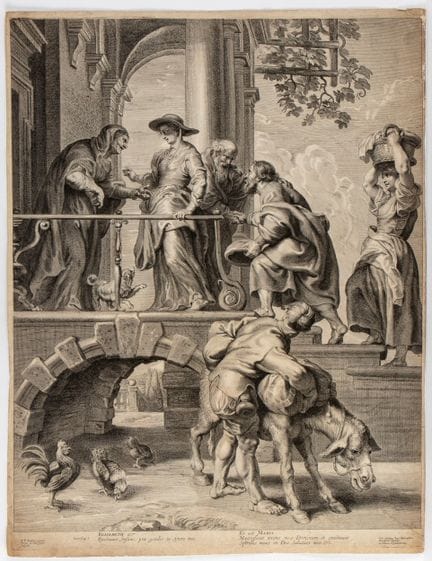 Pieter de Jode II, « La Visitation », d'après Pete