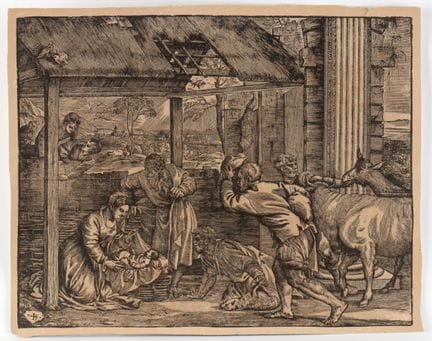 Giovanni Britto Adoration of the Shepherds, after 
