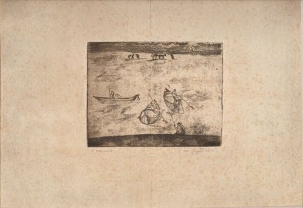 Achille Lega, *I renaioli*, 1916

Eau-forte et eau