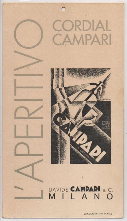 NICOLAJ  DIULGHEROFF « L'aperitivo Cordial Campari