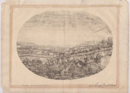 LUIGI BARTOLINI Rome depuis Camilluccia, 1943

Eau