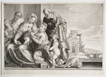 Theodor Dirk Matham, « Le mariage mystique de sain