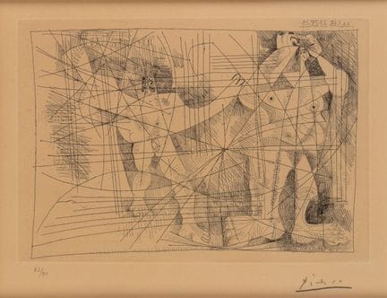 PABLO PICASSO « Couple », tiré de *La Magie Quotid