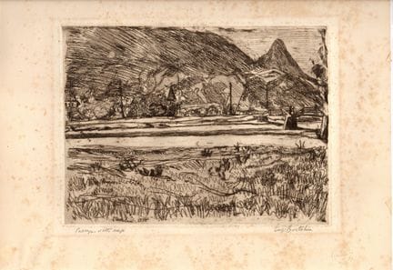 LUIGI BARTOLINI Paysage du Tyrol du Sud, 1938

Gra