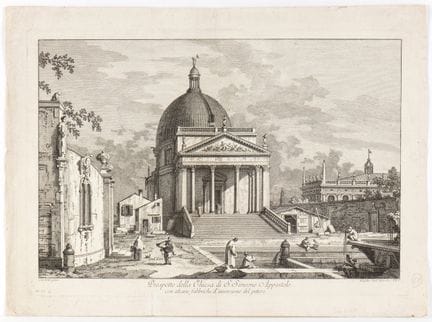Joseph Wagner, « Prospetto della Chiesa di S. Sime