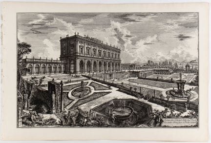 Giovanni Battista Piranesi, Vue de la Villa dell'E
