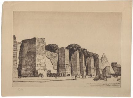 Louis Conrad Rosenberg, La Pyramide de Caius Cesti