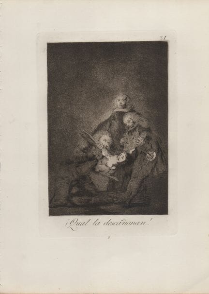 Francisco Goya  « Mais comment ils le déchaînent !