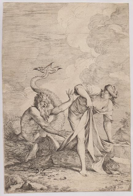 Salvator Rosa Glaucus and Scylla

Etching and dryp