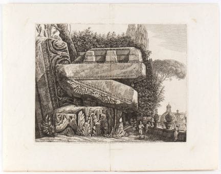 Luigi Rossini, « Veduta dei grandiosissimi avanzi 
