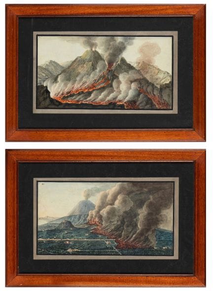 Pietro Fabris, Vue de… Astruni | Vue de… Pisciarel